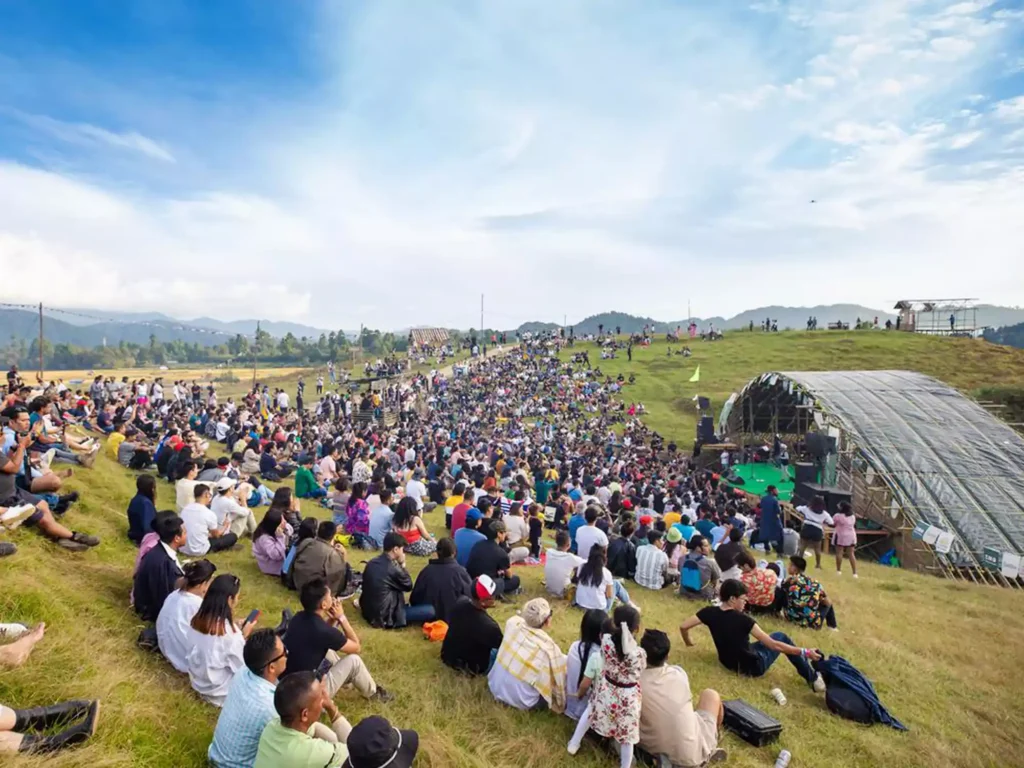 Ziro Music Festival outdoor festival Ziro Valley Arunachal Pradesh India